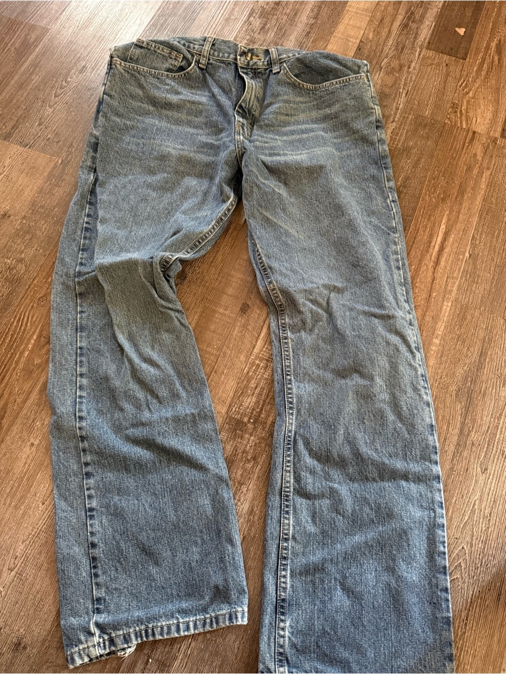 Lee Men's Bootcut Jeans in Faded Blue